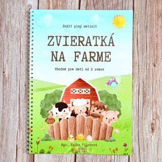 🐄🐑🐖 Vitajte na farme! 🌾🚜 Nový zošit Zvieratká na farme prináša deťom 10 zábavných úloh, ktoré podporujú učenie hrou. ✨...